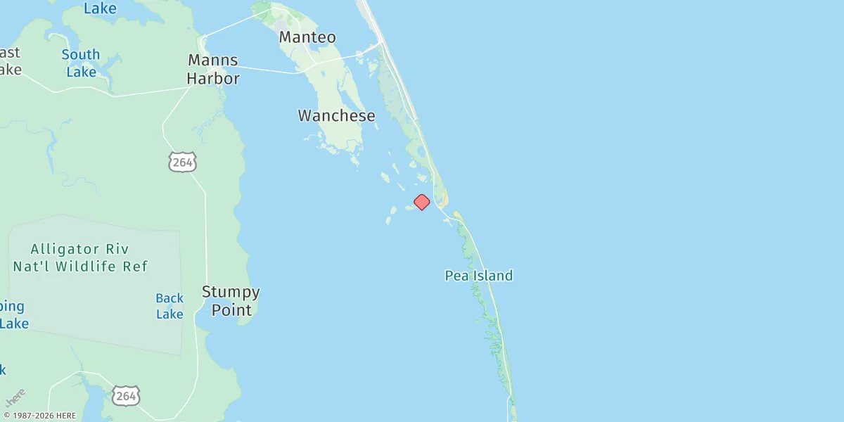 Map preview for Oregon Inlet Channel