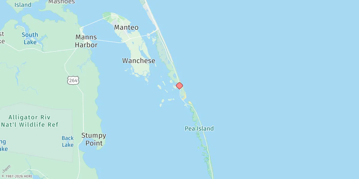 Map preview for Oregon Inlet Marina