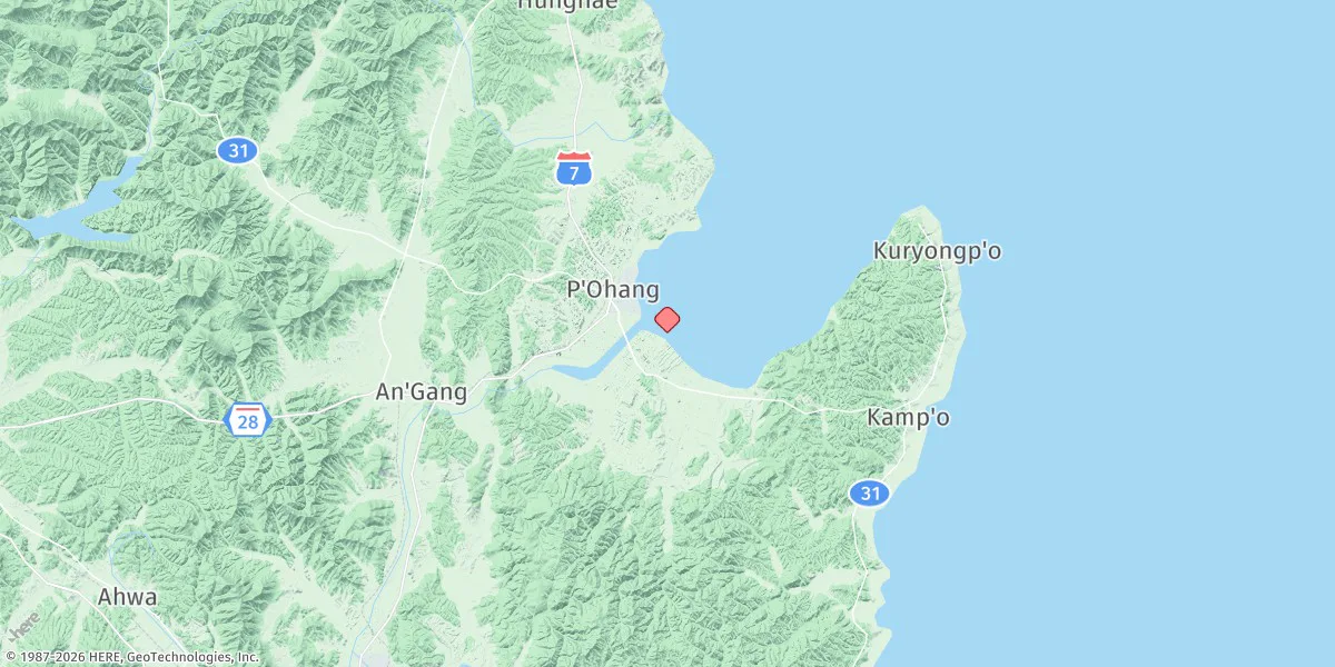 Map preview for Pohang