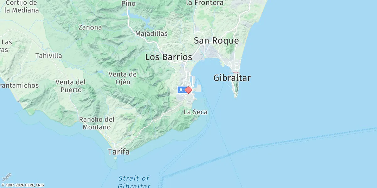 Map preview for Algeciras