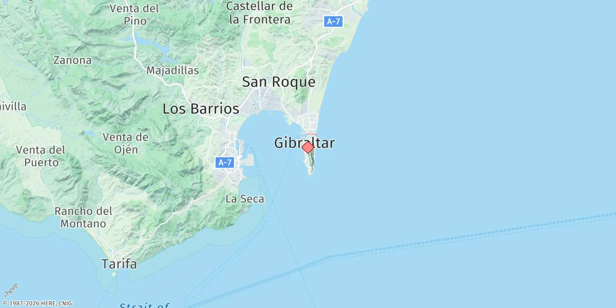 Map preview for Gibraltar