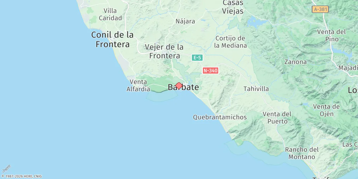 Map preview for Barbate