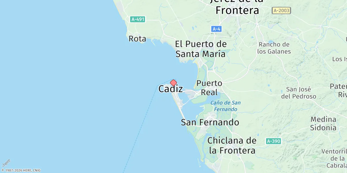 Map preview for Cadiz