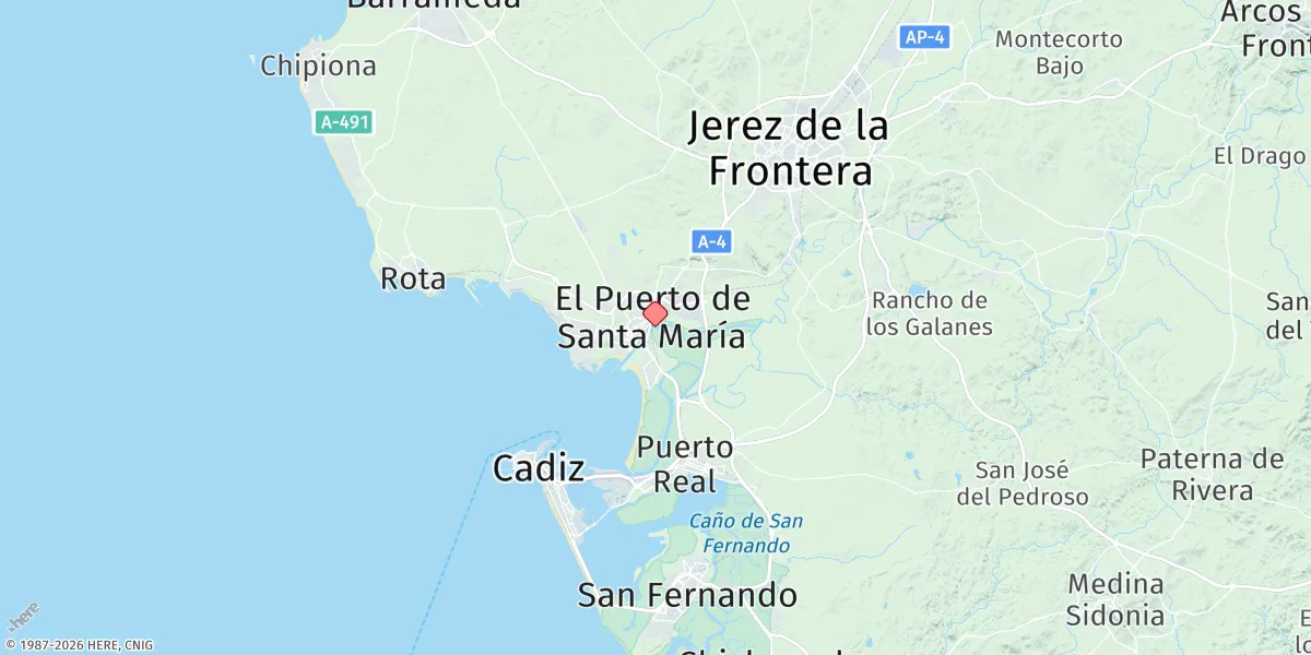 Map preview for Puerto De Santa Maria