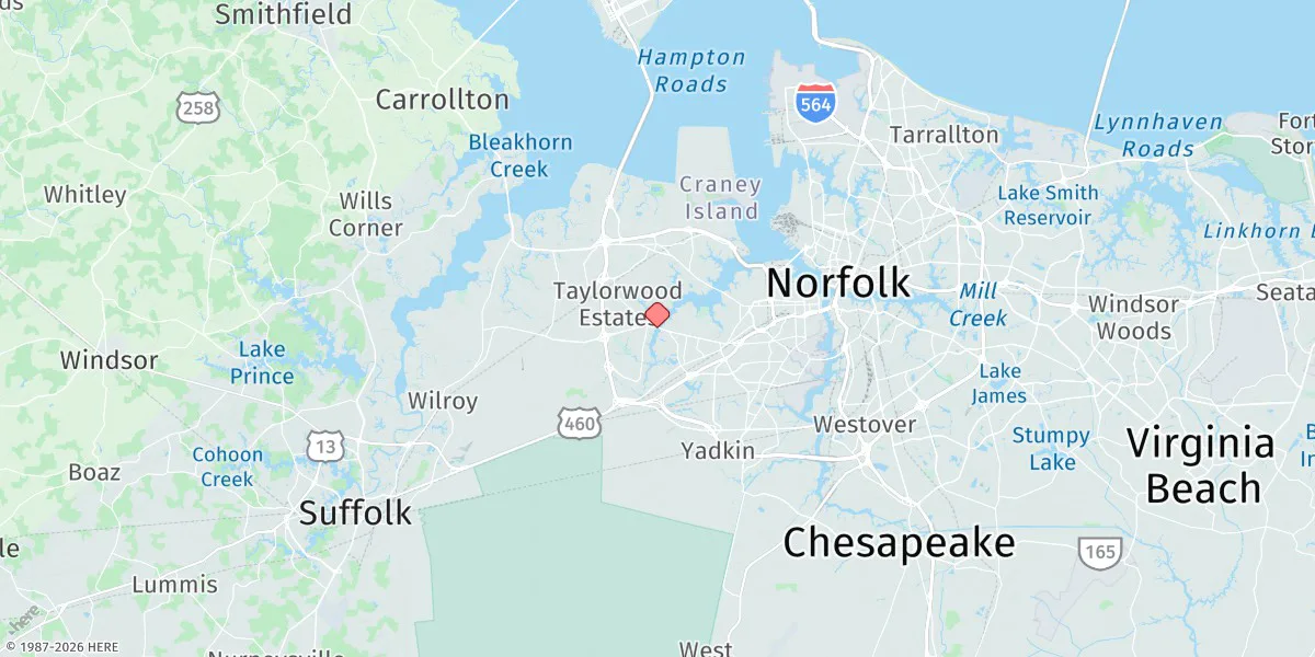 Map preview for Western Branch