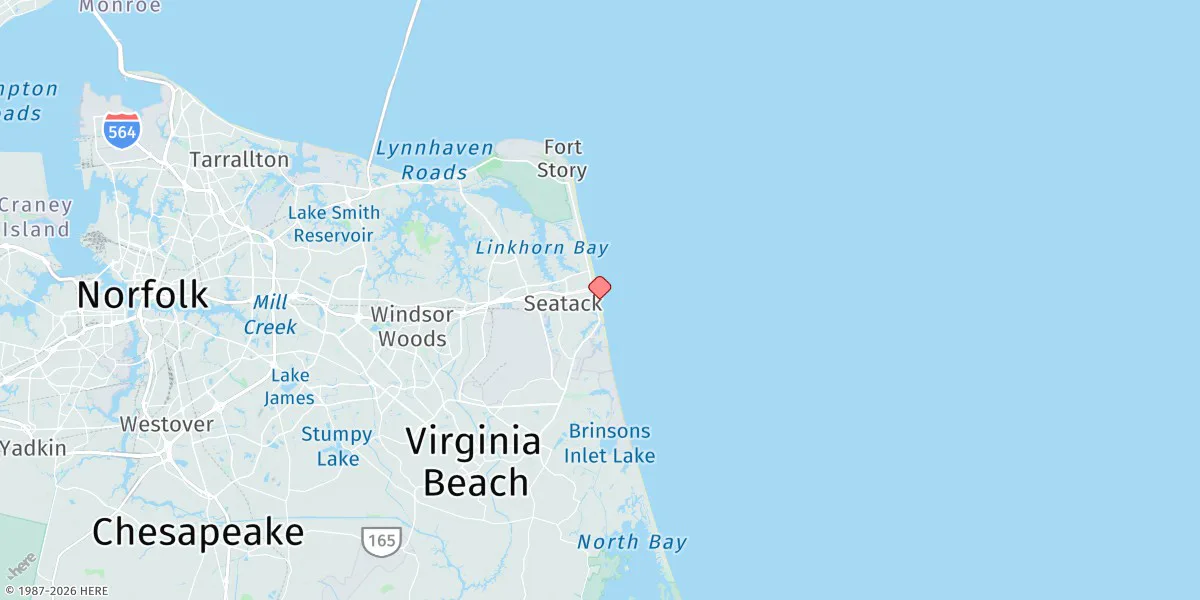 Map preview for Virginia Beach