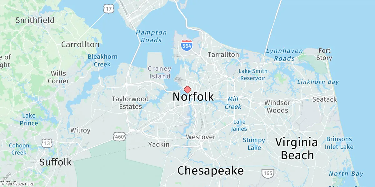 Map preview for Norfolk