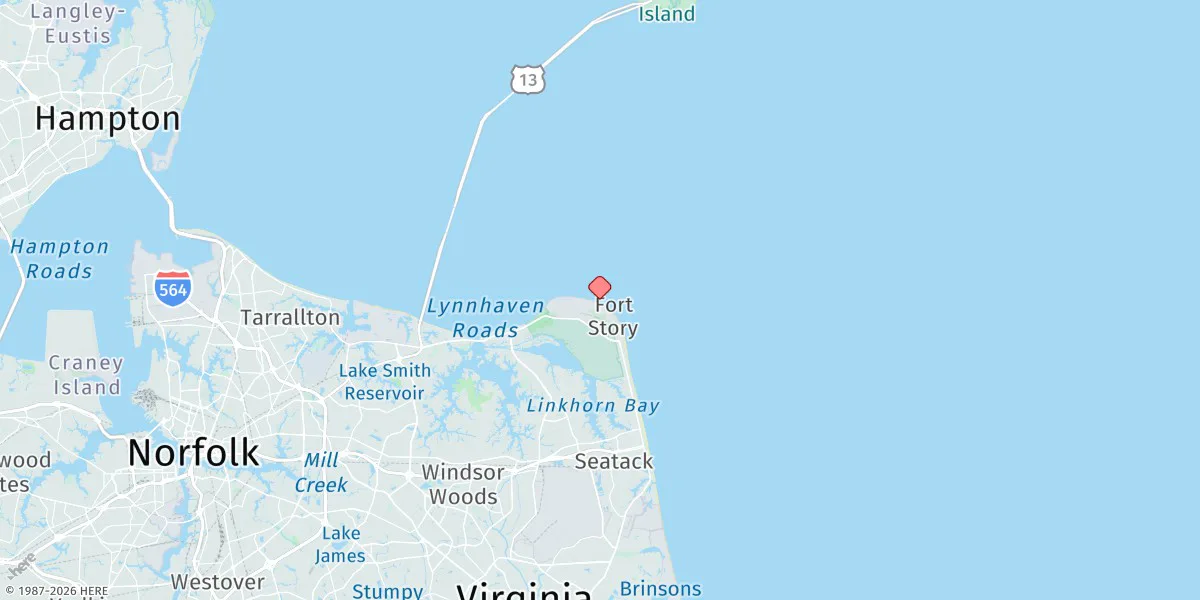 Map preview for Cape Henry