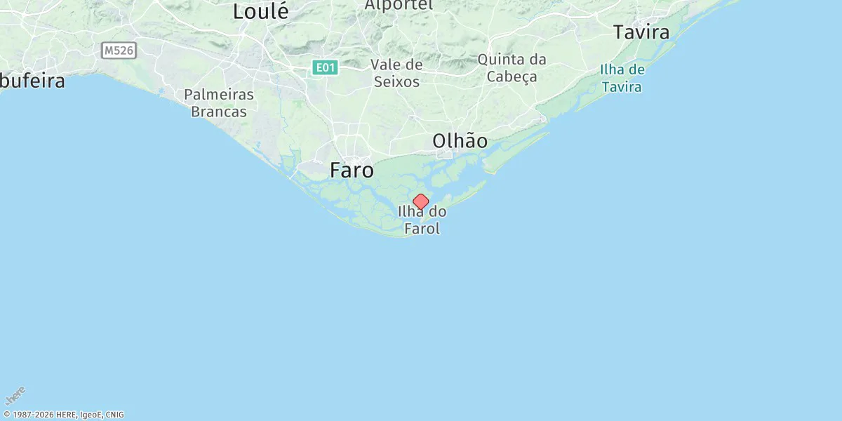 Map preview for Porto De Faro-olhao