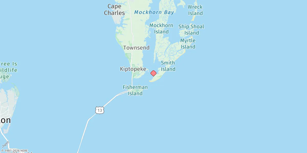 Map preview for Smith Island (Coast Guard Station)