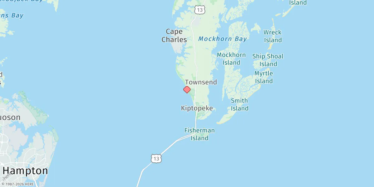 Map preview for Kiptopeke Beach