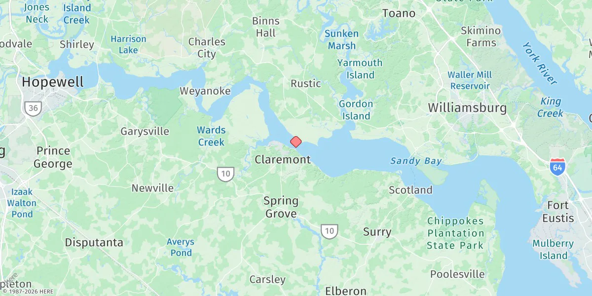 Map preview for Claremont