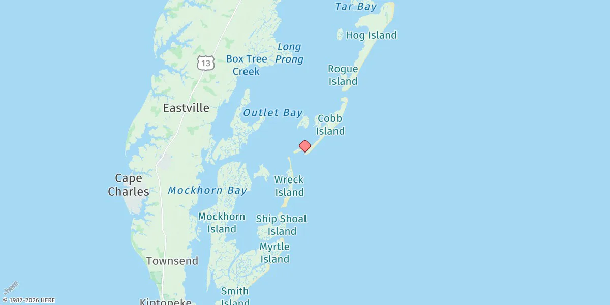 Map preview for Sand Shoal Inlet (Coast Guard Station)
