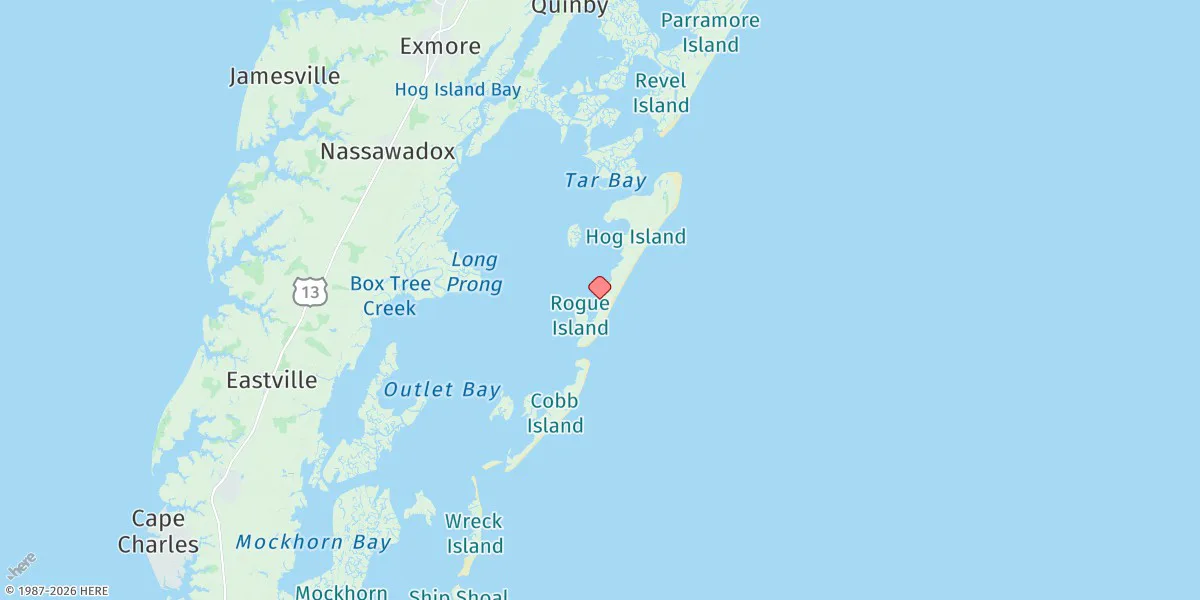 Map preview for Great Machipongo Inlet (Inside)