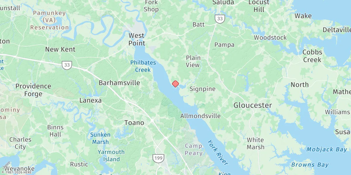 Map preview for Roane Point