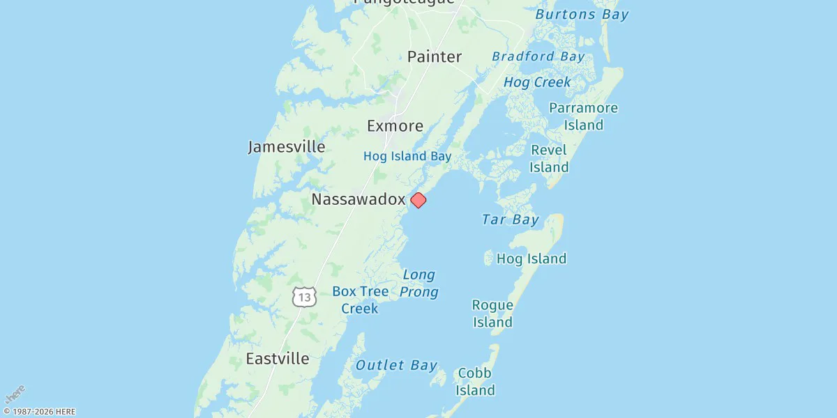 Map preview for Upshur Neck, South End