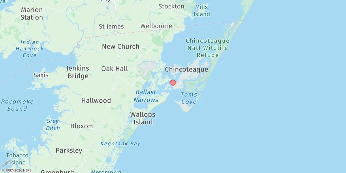 Map preview for Harbor Of Refuge, Virginia