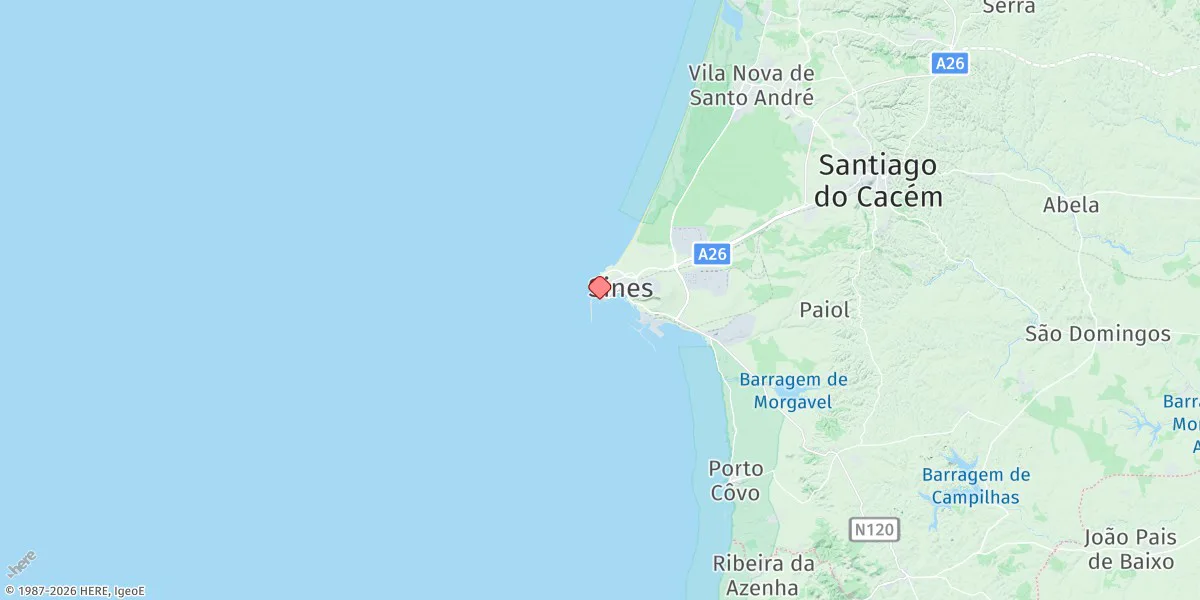 Map preview for Sines