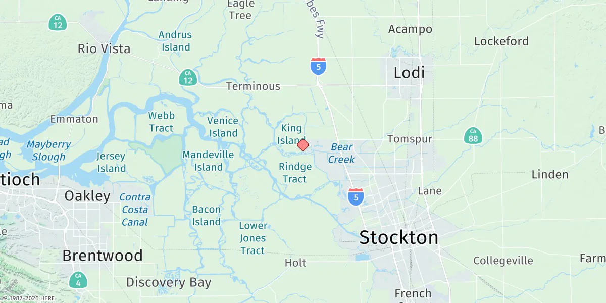 Map preview for Bishop Cut, Disappointment Slough