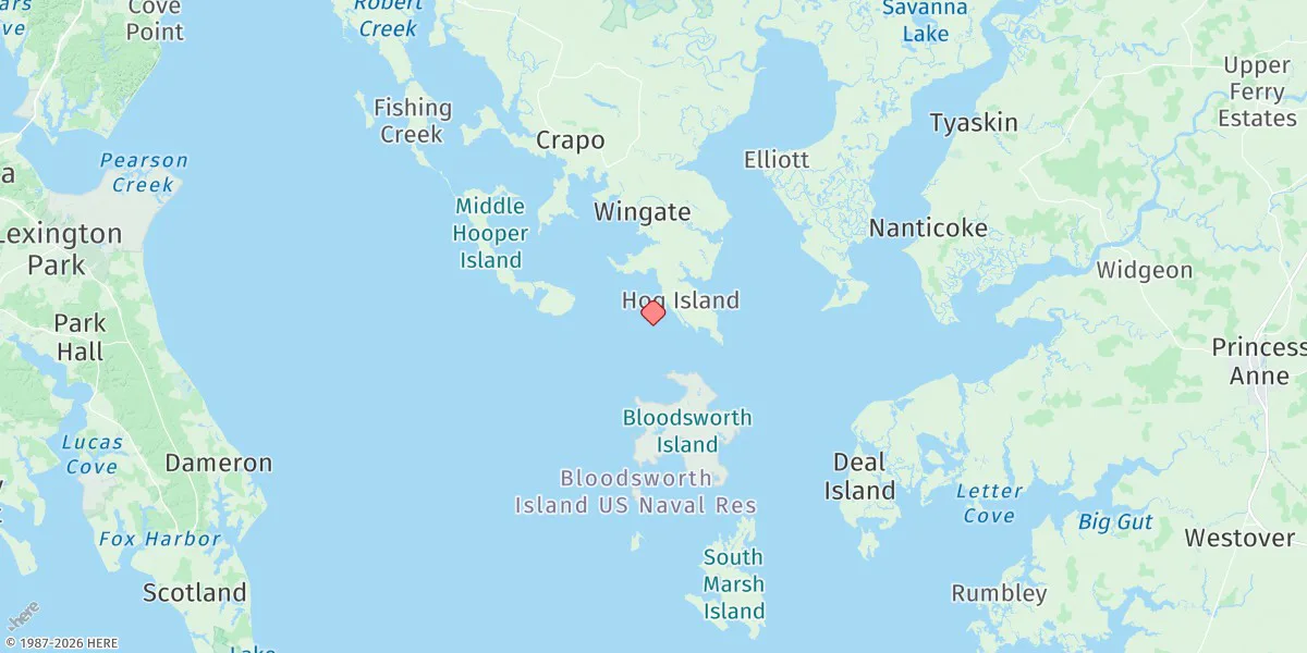Map preview for Hooper Strait Light