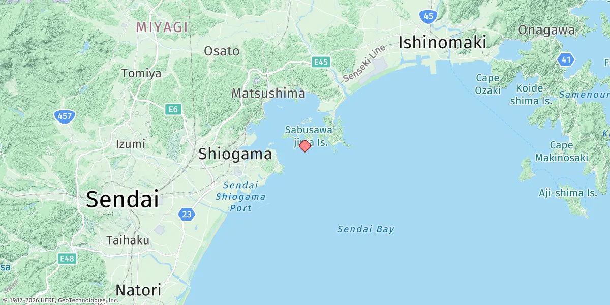 Map preview for Ishihama