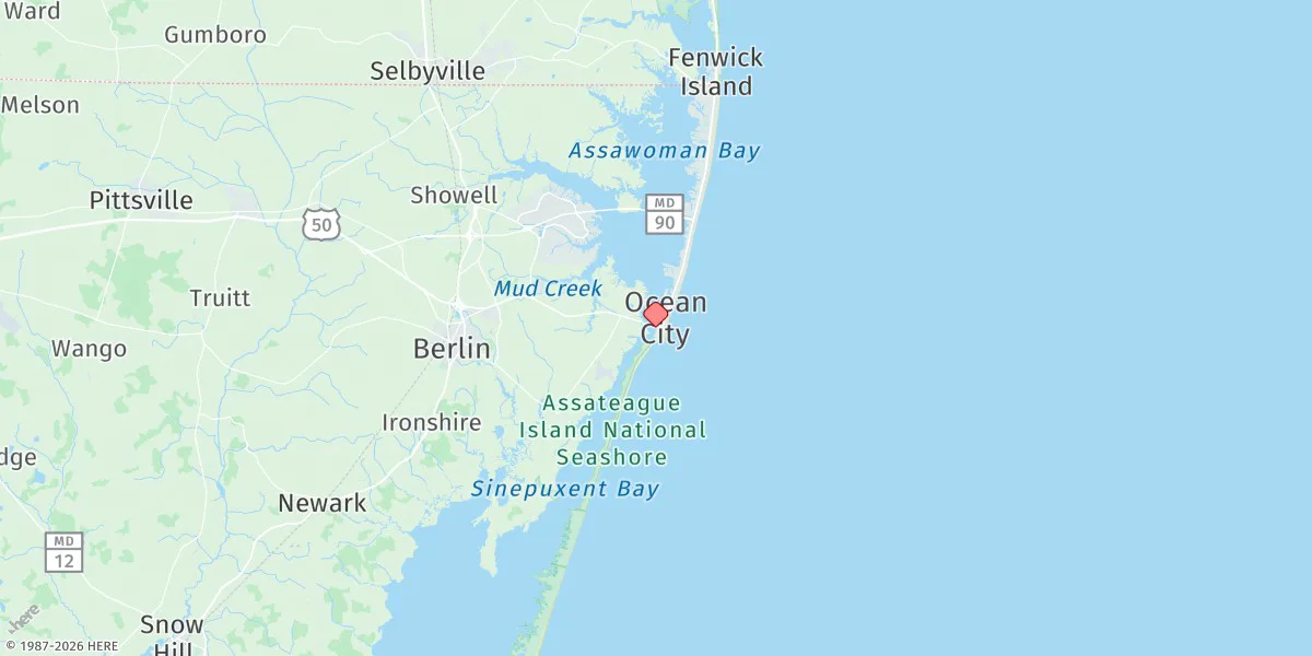 Map preview for Ocean City (Isle Of Wight Bay)
