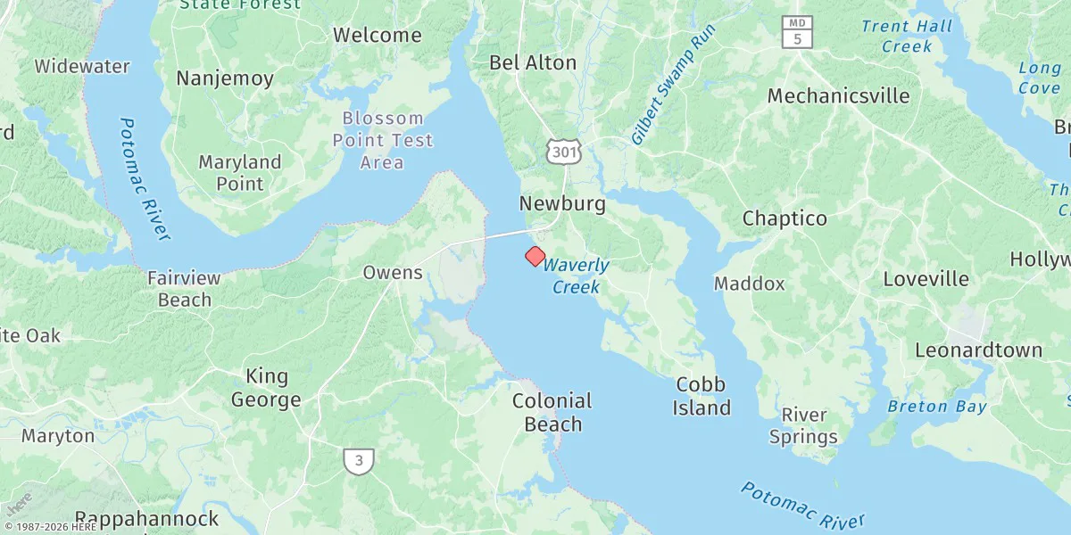 Map preview for Lower Cedar Point, Md.