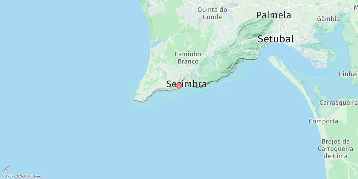 Map preview for Sesimbra