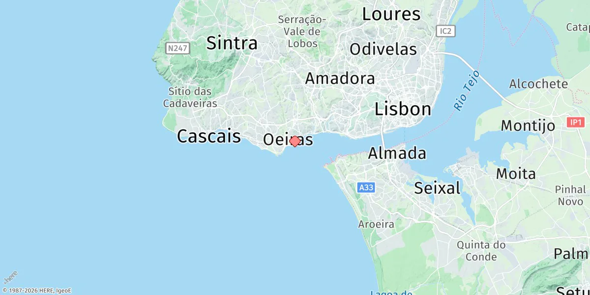 Map preview for Paco De Arcos