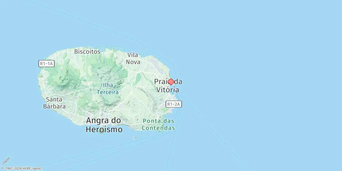 Map preview for Praia da VitΓ³ria