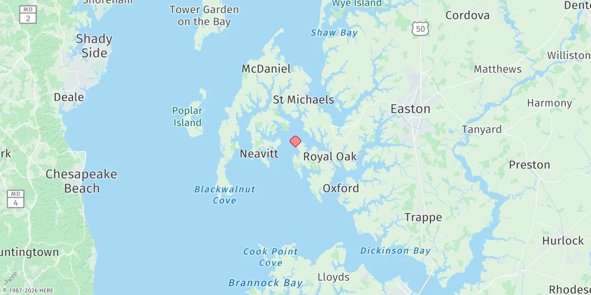 Map preview for Deep Neck Point, Broad Creek