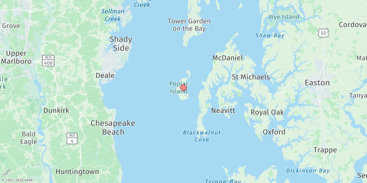 Map preview for Poplar Island
