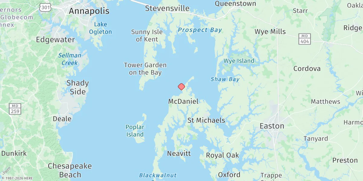 Map preview for Claiborne, Eastern Bay