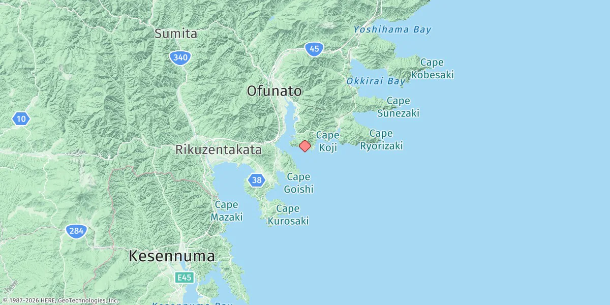 Map preview for Ofunato
