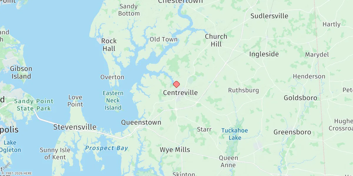 Map preview for Centreville Landing, Corsica River