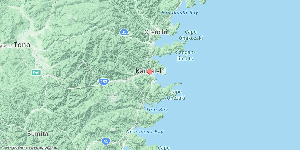 Map preview for Kamaishi