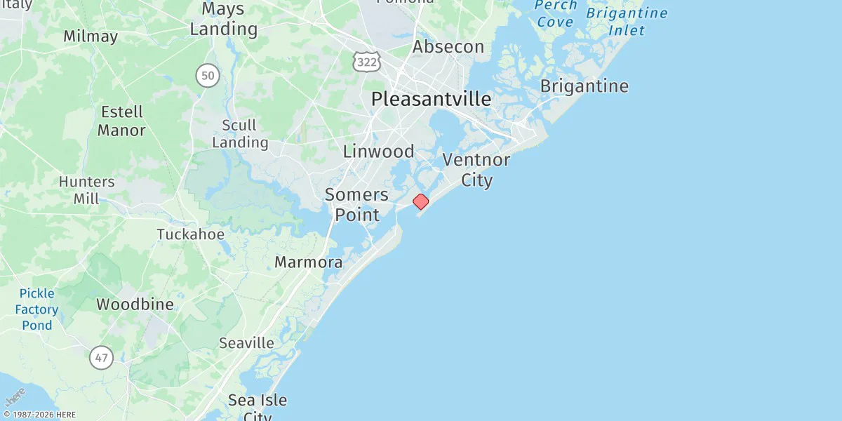 Map preview for Longport (Inside), Great Egg Harbor Inlet