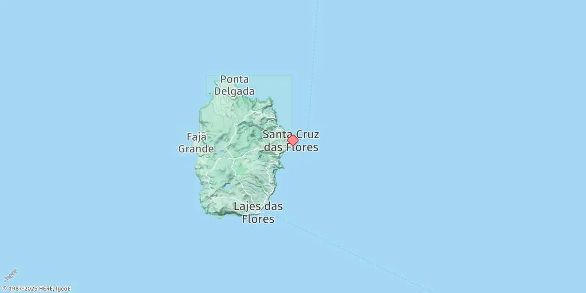 Map preview for Santa Cruz das Flores