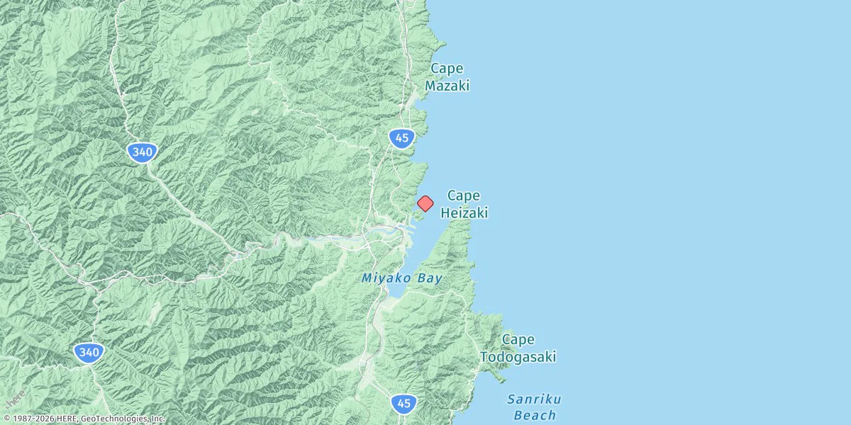 Map preview for Miyako