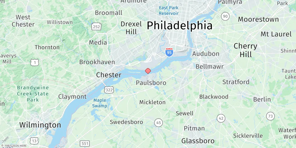 Map preview for Billingsport, N.j.