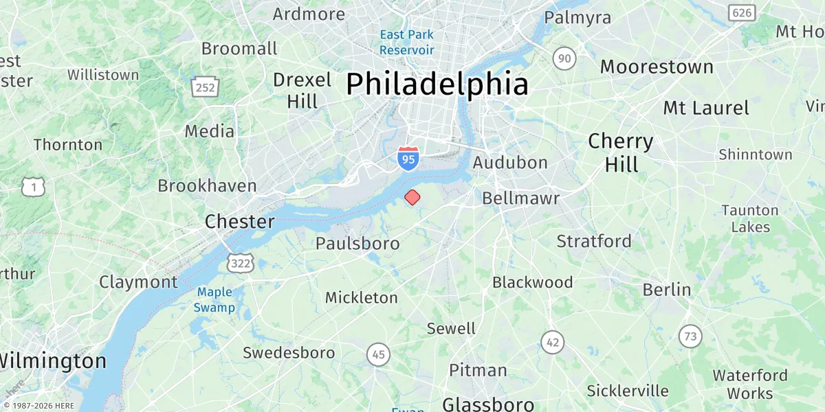 Map preview for Woodbury Creek, N.j.