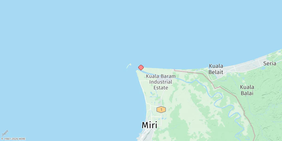 Map preview for Kuala Baram