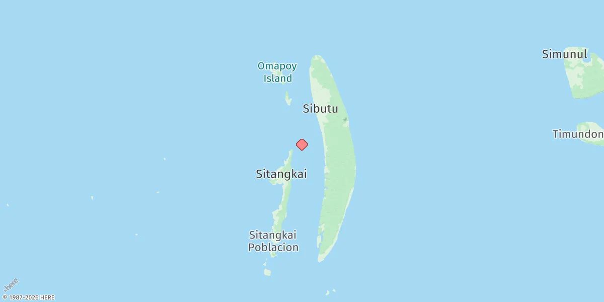 Map preview for Tumindao Island