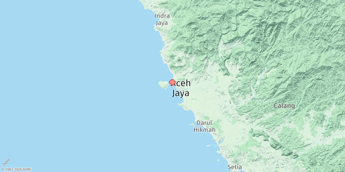 Map preview for Pulau Raya