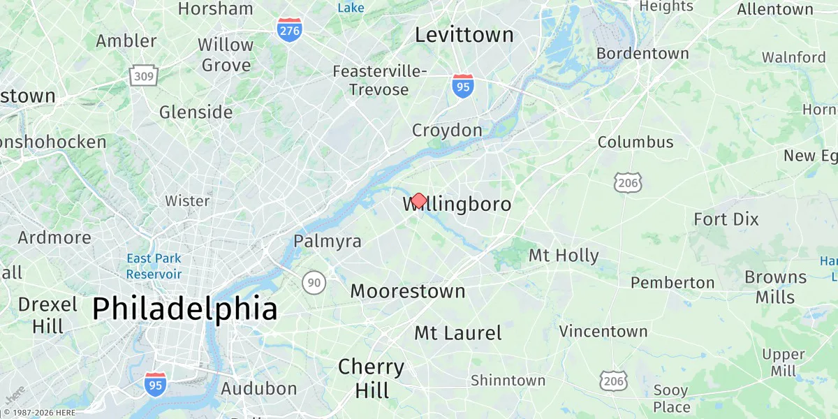 Map preview for Bridgeboro