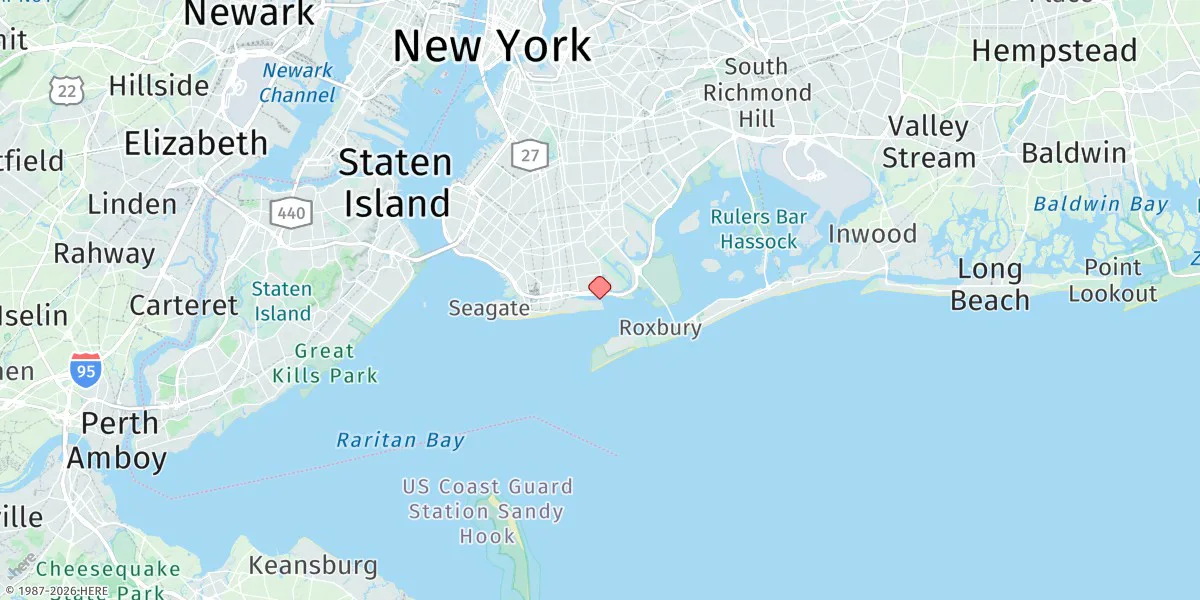 Map preview for Kingsborough, Sheepshead Bay