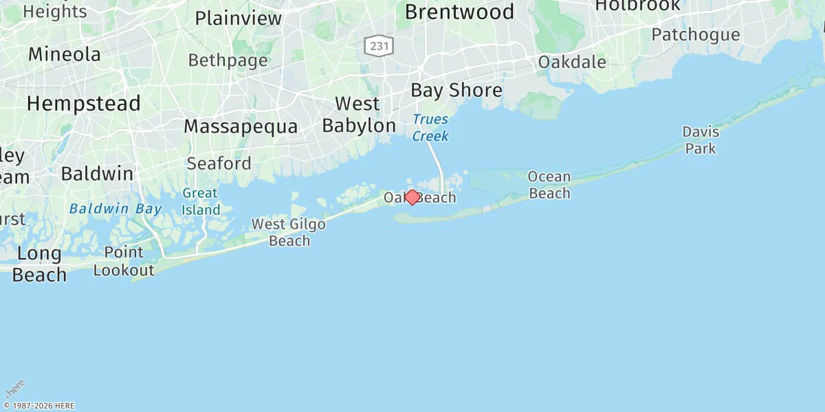 Map preview for Democrat Point, Fire Island Inlet