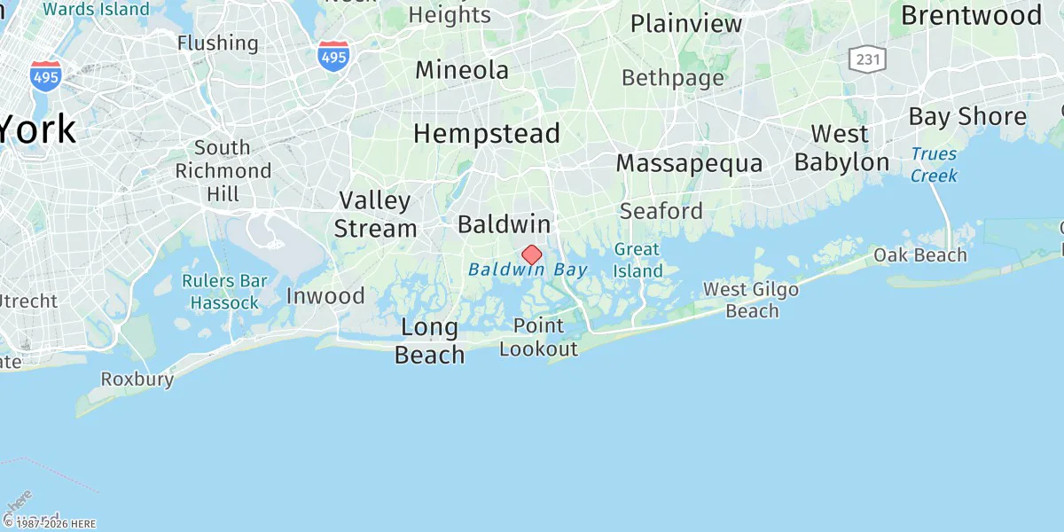 Map preview for Freeport, Baldwin Bay