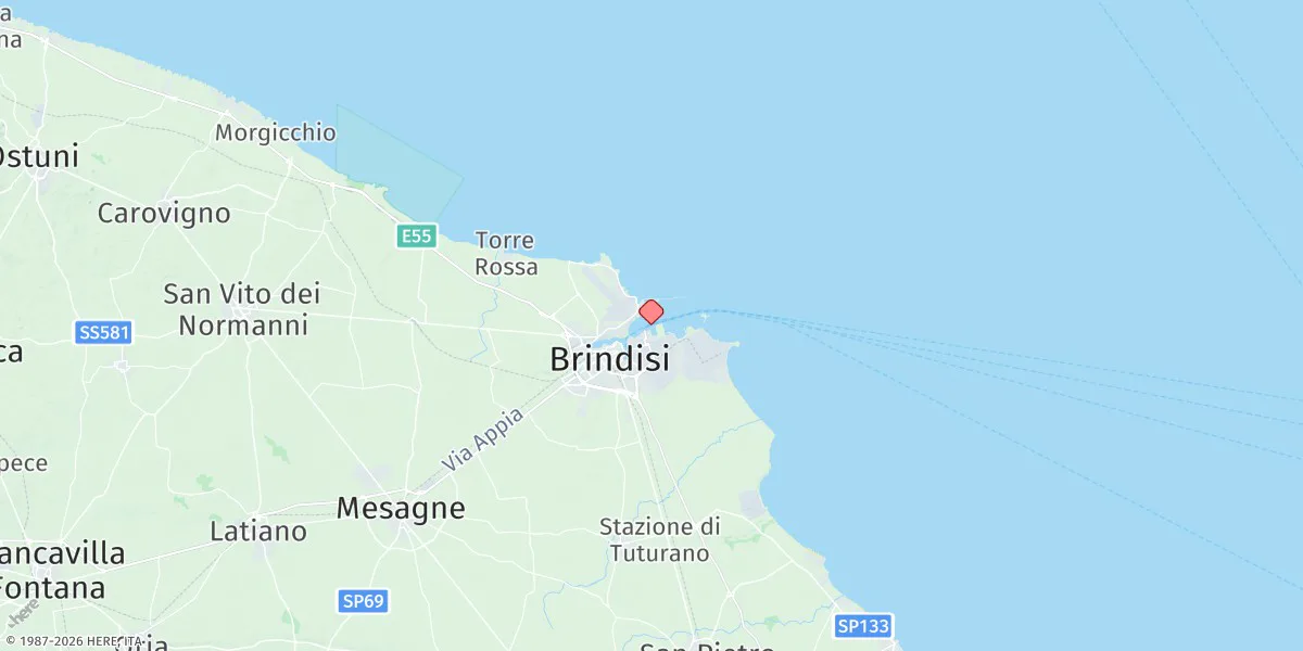 Map preview for Brindisi