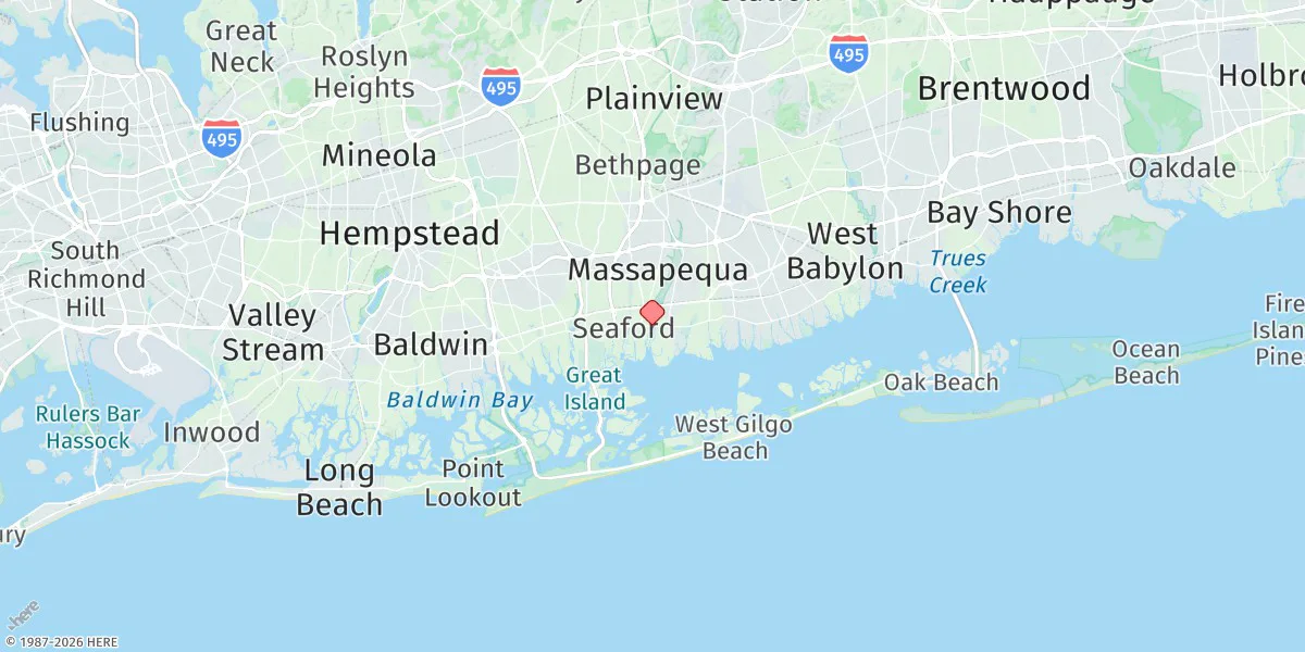 Map preview for Biltmore Shores, South Oyster Bay